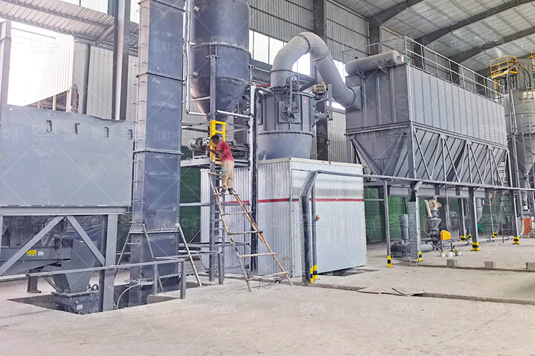 埃塞俄比亚年产5万吨重钙磨粉生产线